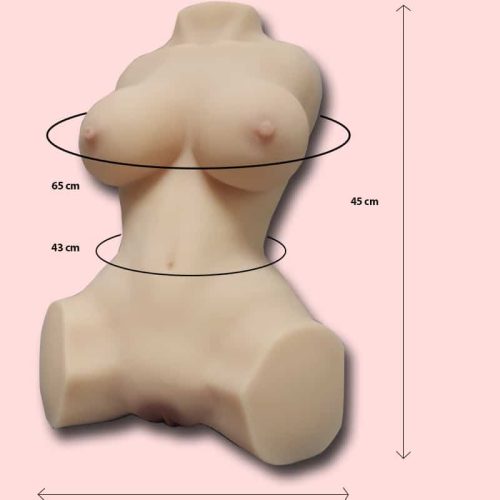 busto sexual realista 180 medidas