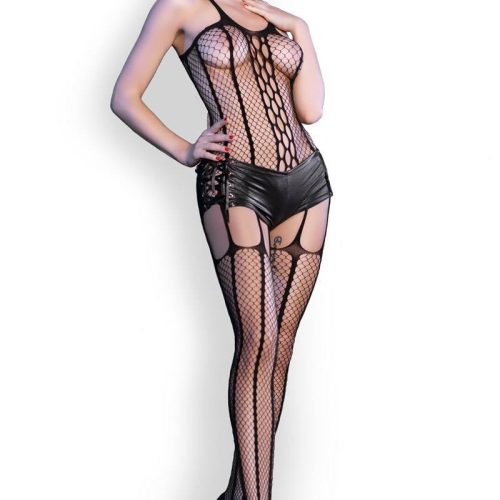 Lenceria Chilirose Wild 7 CR4476 BODYSTOCKING NEGRO 2