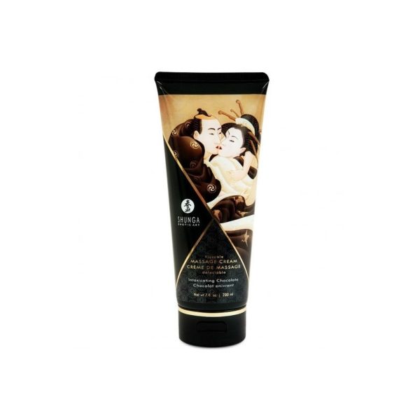 Crema para masajes eróticos sabor chocolate 200ml