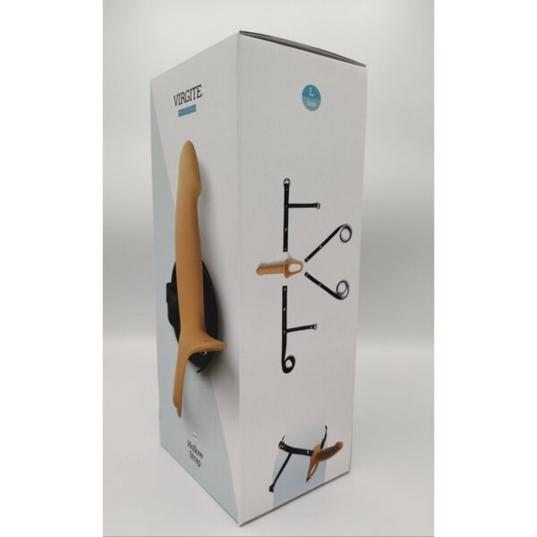 Dildo hueco con arnés ajustable H2 de Virgite - Imagen 6