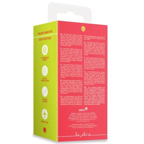 dedo vibrador texturizado loveline rojo 03