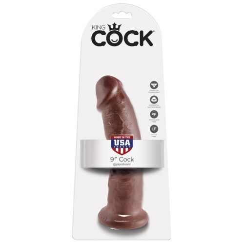 king cock pene de 9 color marron 1