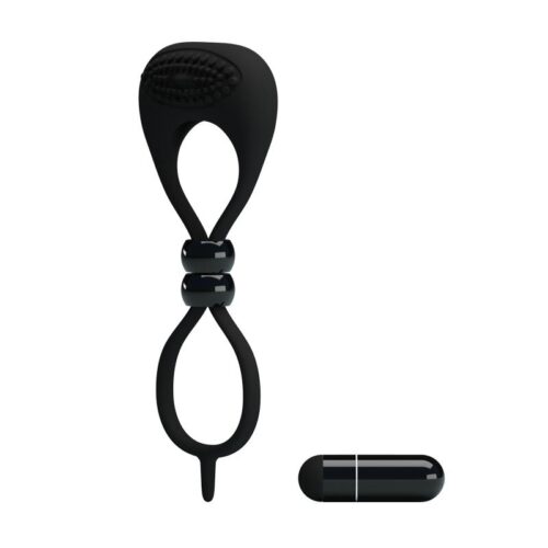 pretty love anillo vibrador locker color negro 2