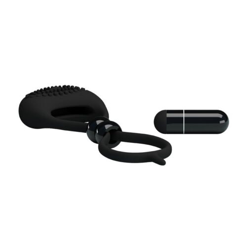 pretty love anillo vibrador locker color negro 3