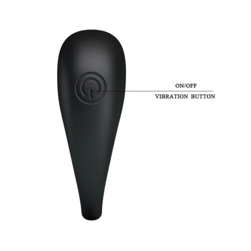 pretty love anillo vibrador trap color negro 5