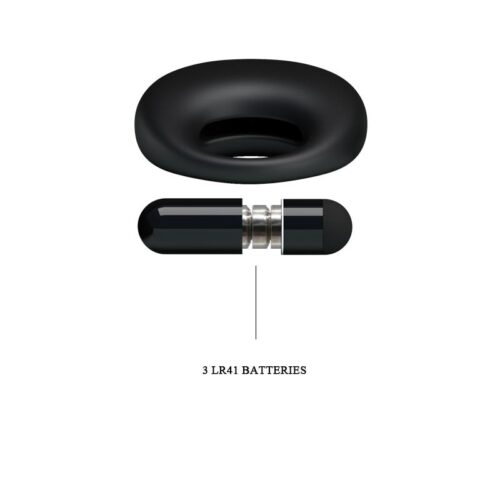 pretty love anillo vibrador trap color negro 6
