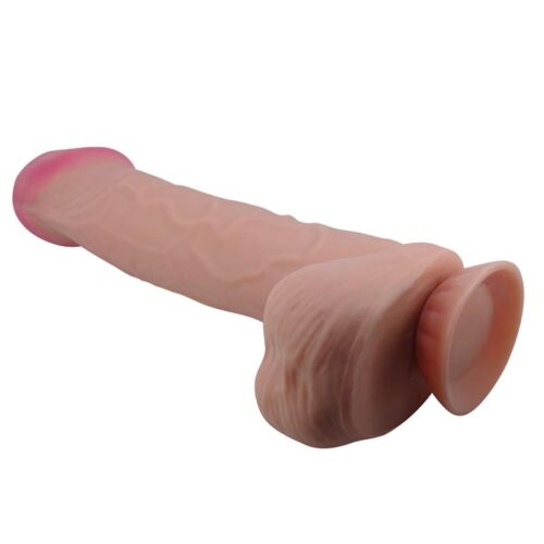 dildo realista piel deslizante retractil 26 cm 7