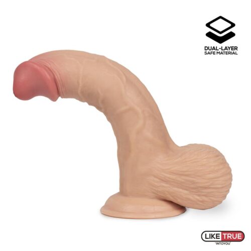 fentok dildo realista testiculos completos dual layer retractil 75 2