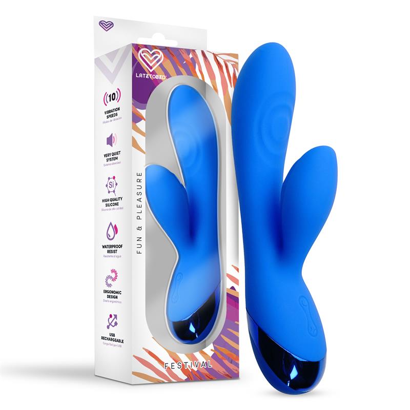 Marna Vibrador USB Azul 1 Marna Vibrador USB Azul