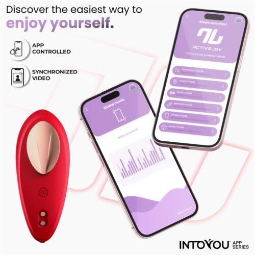 vibrador braguita app silicona rojo 5