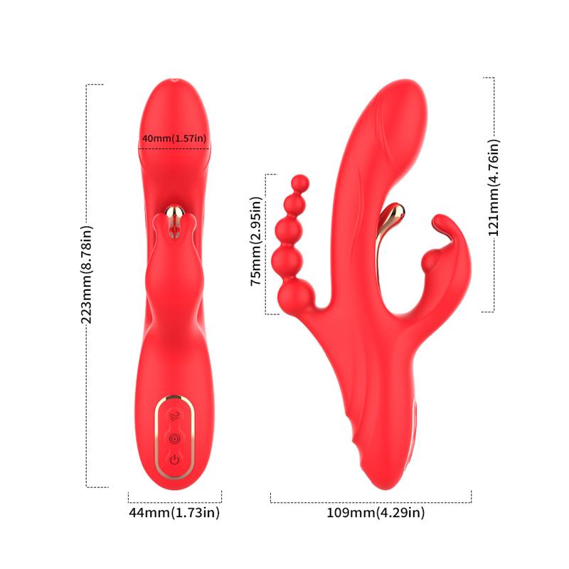Vibrador Tickler con Cadena Anal 10 Vibrador Tickler con Cadena Anal - Imagen 10