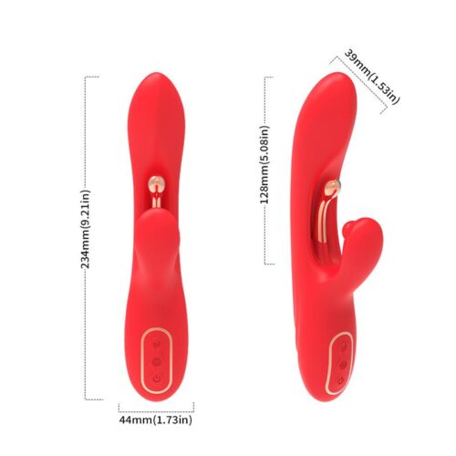 vibrador tickler con rabbit 8